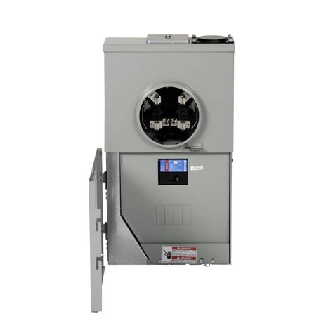 electric meter box with breakers|meter box with service disconnect.